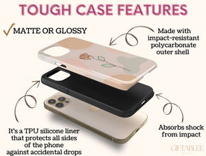 Modern Bloom – Floral Line Art Phone Case