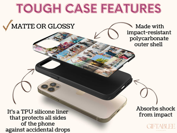Aesthetic Photo Collage Phone Case – Personalized Memories & Lifestyle Design