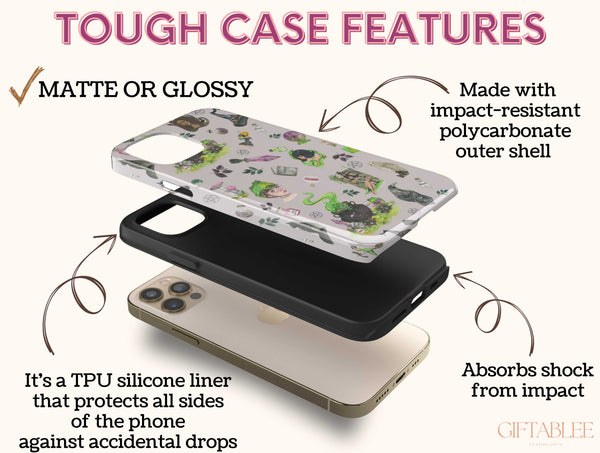 Halloween Witches Phone Case – Witchcore Magical Halloween Accessory