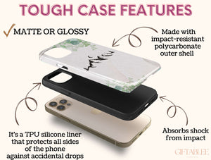 Sun Moon and Mountain Phone Case – Minimalist Nature Art