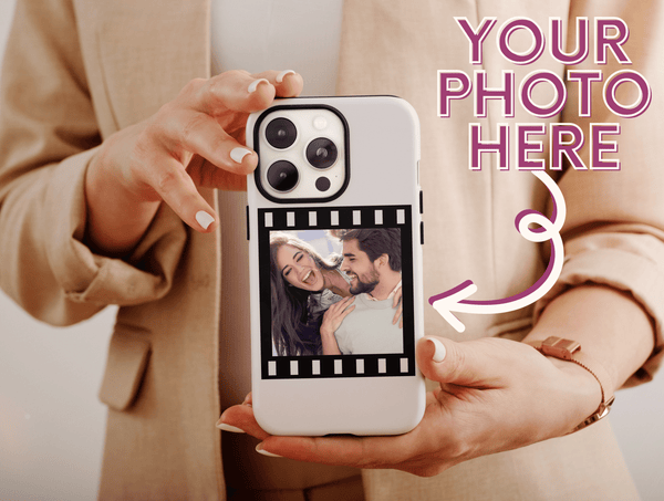 Personalized Photo Phone Case – Film Strip Memory Gift