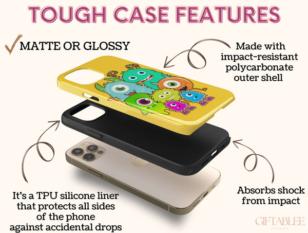 Candy Monster Phone Case – Cute Cartoon Monster Lovers