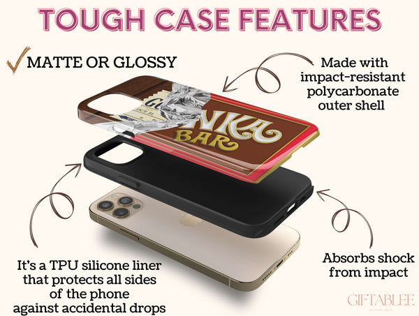 Chocolate Bar Phone Case – Fun Gift for Chocolate Lovers