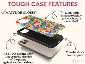 Colorful Abstract Phone Case – Modern Geometric Art Design