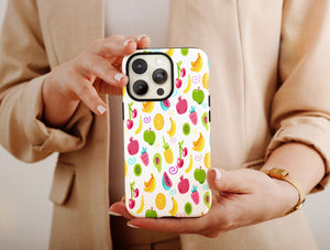 Summer Fruit Phone Case – Cute Kawaii Cartoon Fruit Pattern Cover