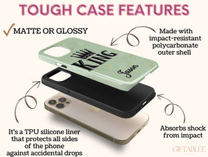 Custom King And Queen Phone Case – Personalized Couple & Matching Design