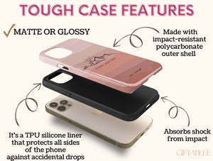 Custom Quote Phone Case – Personalized Nature Quote Phone Cover