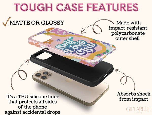 Self Love Phone Case – Colorful Retro Self Love Club Design