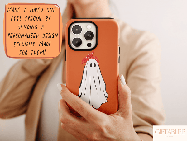 Ghost Halloween Phone Case – Cute Spooky Ghost Phone Case