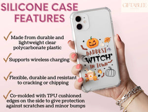 Baddest Witch In Town Phone Case – Cute Halloween Witch Accessory