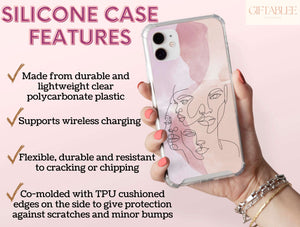 Faces Line Art Phone Case – Feminine Art Lovers