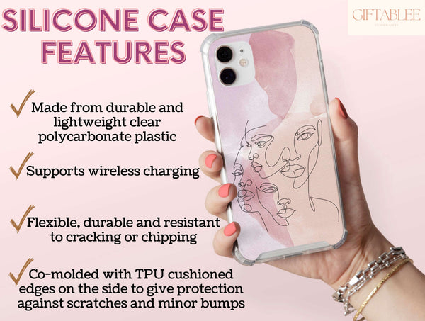 Faces Line Art Phone Case – Feminine Art Lovers