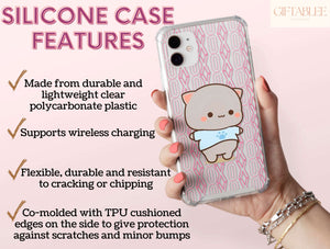Matching Cat Phone Case – Cute Kawaii Cat Couple Phone Cover