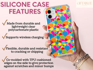 Colorful Abstract Phone Case – Modern Geometric Art Design