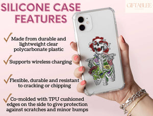 Skeleton Flower Art Phone Case – Gothic Lovers
