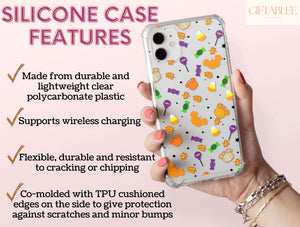 Spooky Mouse Phone Case – Cute Halloween Candy Pattern Accessory