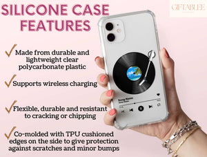 Music Vinyl Phone Case – Personalized Retro Record Player Design