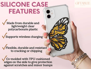 Butterfly Wing Phone Case – Colorful Artistic Butterfly Art