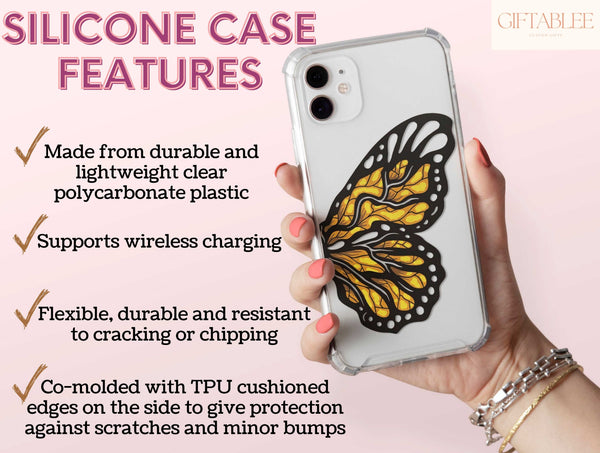 Butterfly Wing Phone Case – Colorful Artistic Butterfly Art