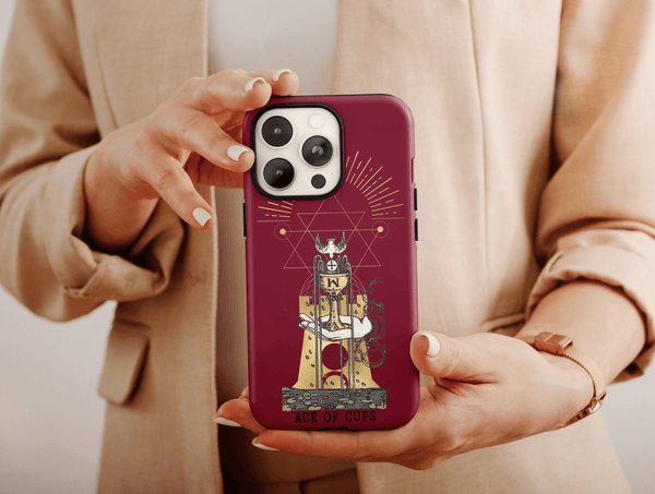 Ace Of Cups Phone Case – Mystical Tarot Art for Spiritual Souls