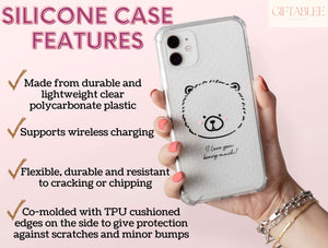 Beary Much Love – Couple Bear Phone Case