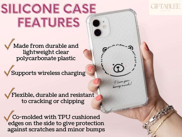 Beary Much Love – Couple Bear Phone Case