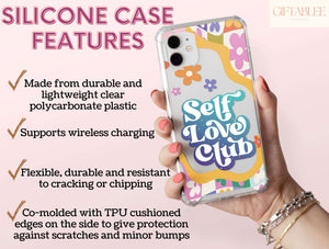 Self Love Phone Case – Colorful Retro Self Love Club Design