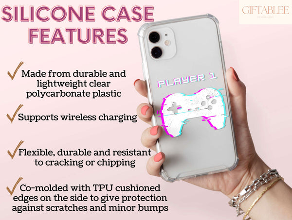 Video Game Phone Case – Player 1 & Player 2 Gamer Cover