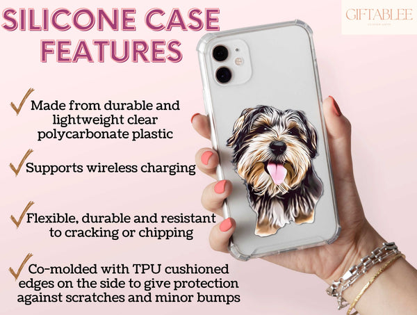 Cartoonized Pet Portrait Phone Case – Custom Dog Artwork & Personalized Pet Design