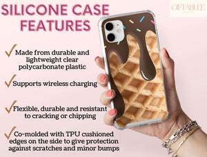 Chocolate Ice Cream Phone Case – For Dessert Lovers
