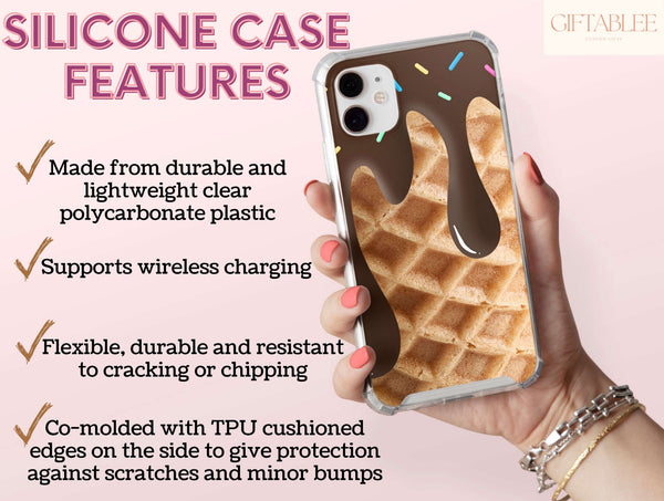 Chocolate Ice Cream Phone Case – For Dessert Lovers