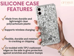 Witchy Goth Phone Case – Mystical Celestial Witchcore Art