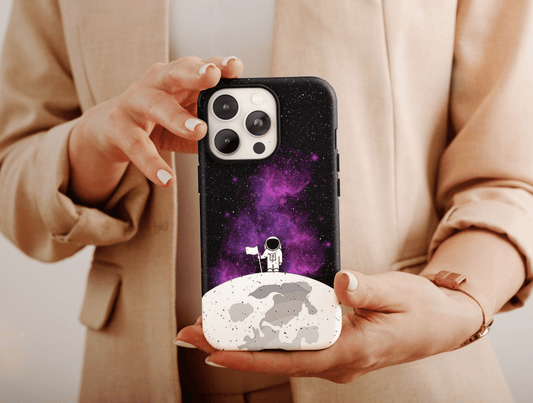 Astronaut Space Phone Case, Space Phone Case For Space Lovers’ Christmas Gift, Galaxy Phone Case, Planet And Astronaut Case For Men/Women