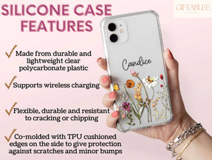 Wildflower Name Phone Case – Floral Gift for Flower Lovers