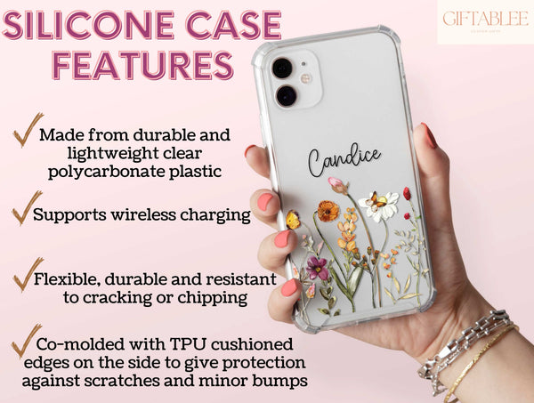 Wildflower Name Phone Case – Floral Gift for Flower Lovers