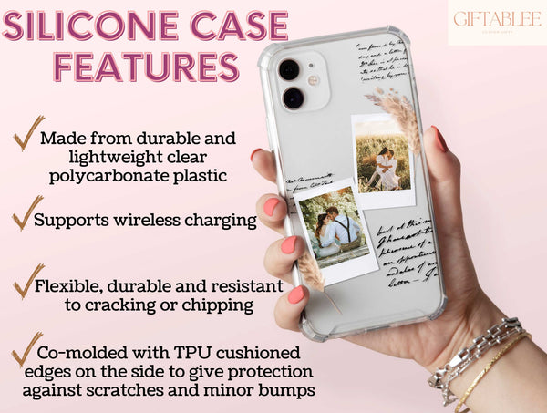 Polaroid Photo Collage Phone Case – Personalized Vintage Memory Design