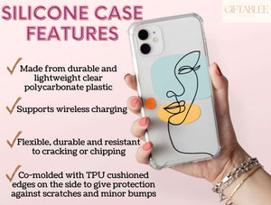 Aesthetic Lines Phone Case – Minimalist Abstract Line Art Phone Cover
