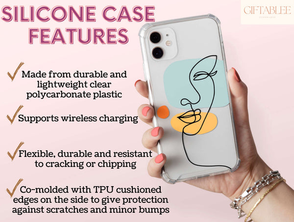 Aesthetic Lines Phone Case – Minimalist Abstract Line Art Phone Cover