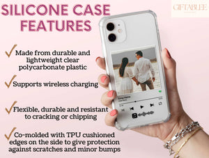Custom Playlist Phone Case – Personalized Photo, Song & Artist Music Design