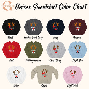 SWEATSHIRT COLOR CHART
