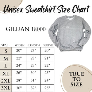 18000 SIZE CHART
