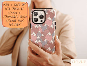 Mountain Doodle Art Phone Case – Whimsical Nature Design