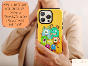 Candy Monster Phone Case – Cute Cartoon Monster Lovers