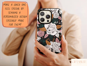 Rose Floral Art Print Phone Case – Flower Lovers