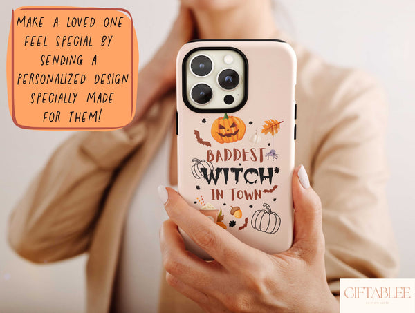Baddest Witch In Town Phone Case – Cute Halloween Witch Accessory