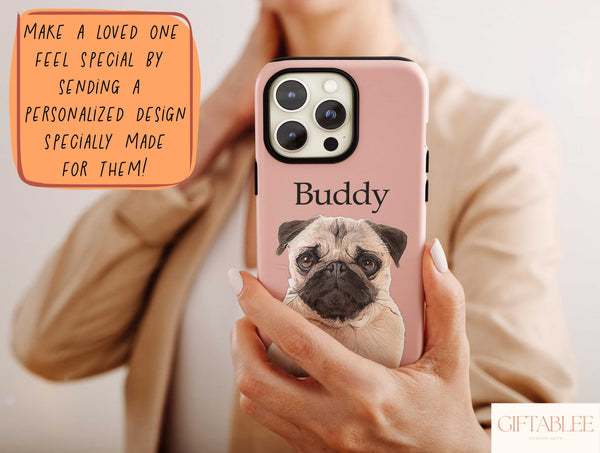 Pet Painting Portrait Phone Case – Pet Lovers