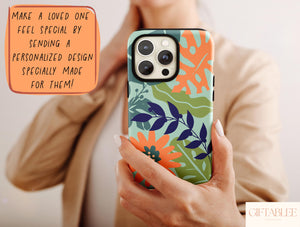 Tropical Flowers Phone Case – Colorful Summer Botanical Style