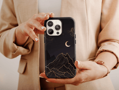 Mountain Landscape Phone Case – Celestial Night Sky Design