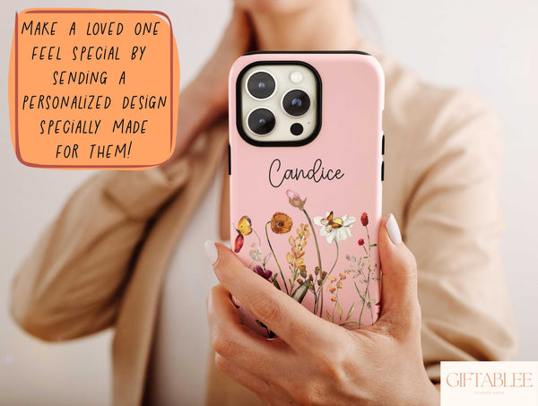 Wildflower Name Phone Case – Floral Gift for Flower Lovers