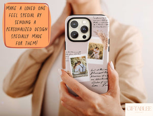 Polaroid Photo Collage Phone Case – Personalized Vintage Memory Design